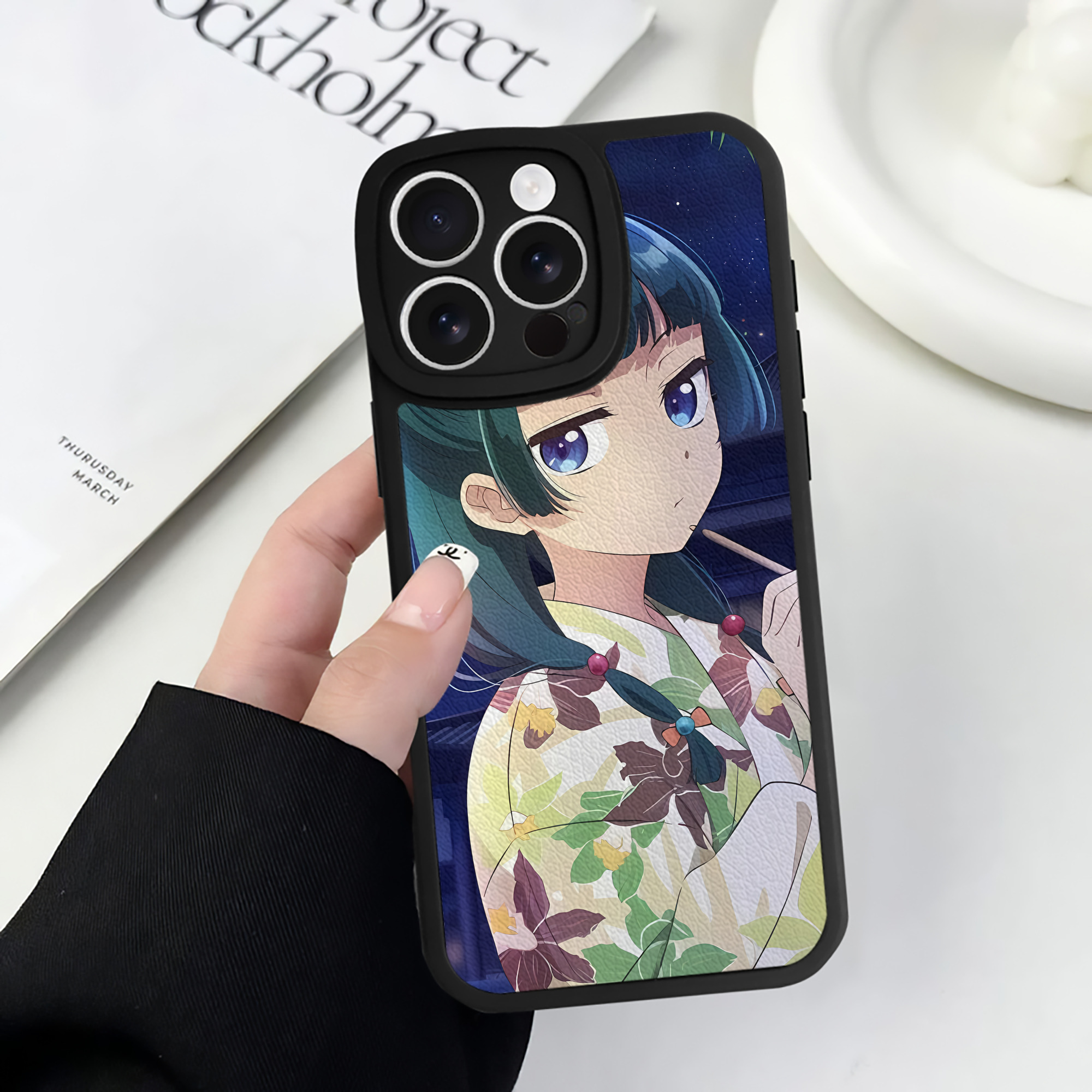薬屋のひとりごと The Apothecary Diaries 【iPhone 16シリーズ対応】シリコンスマホケース（レザー調） 材質：シリコン